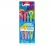 🛍️Kit 4 Unid Escovas Dentais Infantil Monstrinhos, 9122, Klin, Cores Sortidas