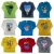 Kit 5 Camisetas Infantil Masculina Manga Comprida Com Estampa Desenhos Menino Frio Inverno Meia Estação 2 à 8 Anos