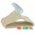 Kit 50 Cabides Veludo Infantil Slim Antiderrapante Bege