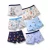 KIT 6 Cuecas Infantis Boxer 100% Algodão Toque Macio, Conforto e Estampas Divertidas