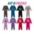 Macacão de dormir para bebês 2-way Zip Thermal Footed Sleep and Play, Pack of 2 Simple Joys by Carter’sMeninas