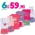 Kit 6 Peças de Roupas Infantil Menina Conjunto Infantil Menina Verão Bebê