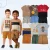 > Kit 6 Peças Infantil Verão Menino 3 Camisetas + 3 Bermudas