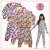 Kit 6 Peças Pijama Infantil Inverno Feminino 3 Camiseta Manga Longa 3 Calça Algodão Punho 1 ao 16