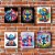 Kit 6 Placas Quadros decorativos Infantil  Tema Stitch