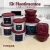 🧡Kit 9 Potes 5 Mantimentos LINHA ECONÔMICA + 4 Marmitas Quadradas 500 ml Vasilhas Herméticas