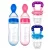 Kit Alimentação Chupeta Mordedor Porta Frutas e Mamadeira de Silicone com Colher Dosadora