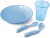 Kit Alimentação Econômico, Adoleta Bebê, Azul