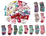 KIT ATACADO 12 PARES DE MEIAS BEBE BEBES NENEM MENINAS FEMININA RN RECÉM NASCIDO 0-6 MESES 12 PARES COR SORTIDA E DESENHO SORTIDO GENERO MENINAS
