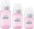 Kit Avent Classic+ 3 Mamadeiras Rosa 125, 260, 330ml Philips Avent