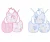 Kit Babador Trios Felpudo e Plastificado Papi Estampado, Papi Textil – 3 Unidades