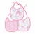 Kit Babador Trios Felpudo Plastificado Papi Textil – 03 Peças