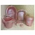 KIT BANHEIRA DE BEBE COMPLETO COM BANHEIRA 22 LITROS CESTO TELADO LIXEIRA BALDE OFURÔ PORTA ALGODÃO E SABONETEIRA