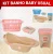 Kit Banho Infantil Completo Banheira Cesto Lixeira c/ Tampa e Pedal Saboneteira c/ Trava Bebê