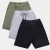 Kit Bermudas Candy Kids 3 Peças ( Tam 01 ao 10)
