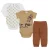 Kit body Bebê 3 peças, Manga Longa, Manga Curta E Calça Roupas de Bebê