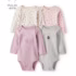 Conjunto Longo Bebê 3 Peças Joaninha Rosa Carter’s
