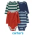 Kit body bebê 6 peças Carter’s (RN a 24 meses)