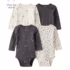 Kit Body Bebê 4 Peças Coruja Multicor Carter’s