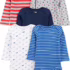 Conjunto de Jaqueta, Calça e 2 Bodys Carter’s Menino