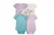 🫧 Kit body bebê 5 peças manga curta love bordado multicor | Carter’s