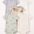 Conjunto Longo Bebê 3 Peças Cachorrinhos Listras Multicor Carter’s