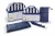 Kit Bolsa Maternidade Menino Ursinho Azul 4 peças