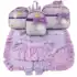 Kit com 4 Potes de Vidro para Armazenamento de Leite Materno, Rosa, Clingo