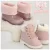 Kit botinha coturno e bota galocha infantil menina feminina lindo
