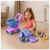 Kit Brinquedo Infantil Mercadinho Comidinha Caixa Registradora Carrinho Menina