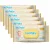 Kit C/06 Lenço Umedecida Lara Baby Personalidade – 100 Toalhas