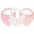 Kit C/3 Babador Bandana de Bebê 100% Algodão 23cm x 18cm Batistela Baby – Sortidas