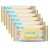 Kit C/6 Lenço Umedecido Lara Baby Premium 100 Unidades Total 600