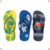 Kit Chinelo Infantil Menino 3 Pares Estampas Divertidas Leve e Confortável 25 ao 35