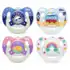 Chupeta Lillo 100% Silicone Ortodôntica para Bebê 0-6 meses Soft Divertida com Alça Bico Anatômico Macio e Flexível