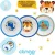 Kit Clingo Bowl com 3 unidades – Tigre/Dino/Submarino
