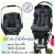 > Kit Colchonetes 3 Peças Para Carrinho E Bebê Conforto Premium Varias Cores