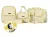 Kit com 2 Bolsas Maternidade + Mochila + Trocador + Chaveiros de Urso de Brinde