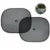 Kit Com 2 Protetor Solar de Tela Dobrável Para Vidro Lateral de carro com Ventosa 44×37 Anti-Uv