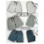 Kit Com 3 Bermudas Para Menino de Moletinho de Algodão Tam: 02 o 14