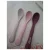 Kit com 3 Colheres Infantis de Silicone, Rose – Clingo
