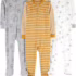 Kit com 6 Body Multicor Carter’s