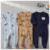 Kit com 3 macacões bebês | 100% Algodão | RN ao G | | Macacão| Sortido Menina, Menino e Unissex