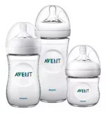 Kit com 3 Mamadeiras Philips Avent Pétala – Transparentes