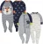 Kit com 4 Gerber pés Sleep ‘N Play para bebês meninos – Tam. RN ao 6m
