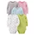 Kit com 5 Bodies de Manga Comprida Simple Joys by Carter’s, Meninas – Tam 0-3M ao 18M