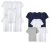 Kit Com 5 Camisetas Básica Infantil Unissex Manga Curta Slim Hering Kids