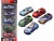 Kit com 5 Carrinhos Drift Racing em Metal, Zoop Toys, Multicor, ZP00727