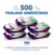 Kit com 5 Pacotes de Lenços Umedecidos Baby Free com 100