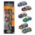 Kit com 6 Mini Carrinhos Sport Pull Back Metal 7,5cm DM Collection